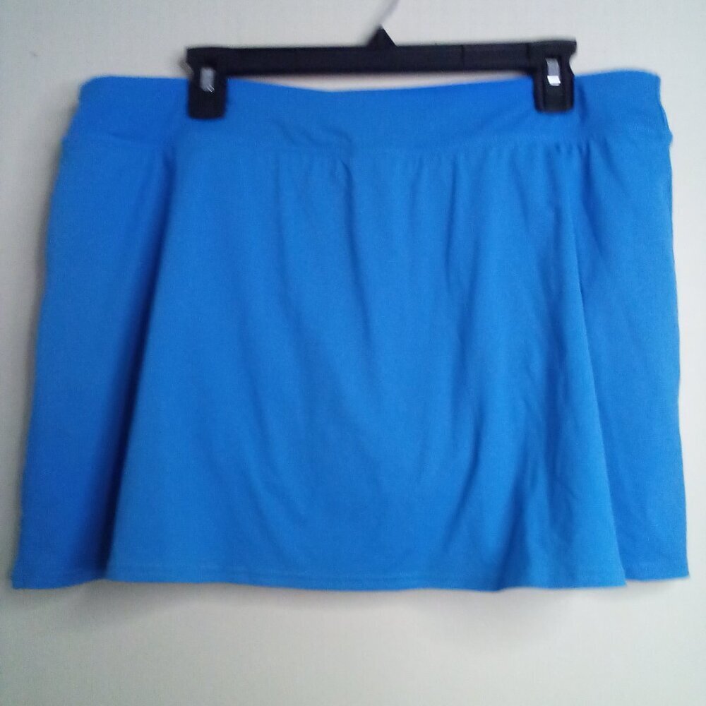 Lands' End Skort Swim Bottom Women 16 Bikini With Skirt Blue - Picture 8 of 12